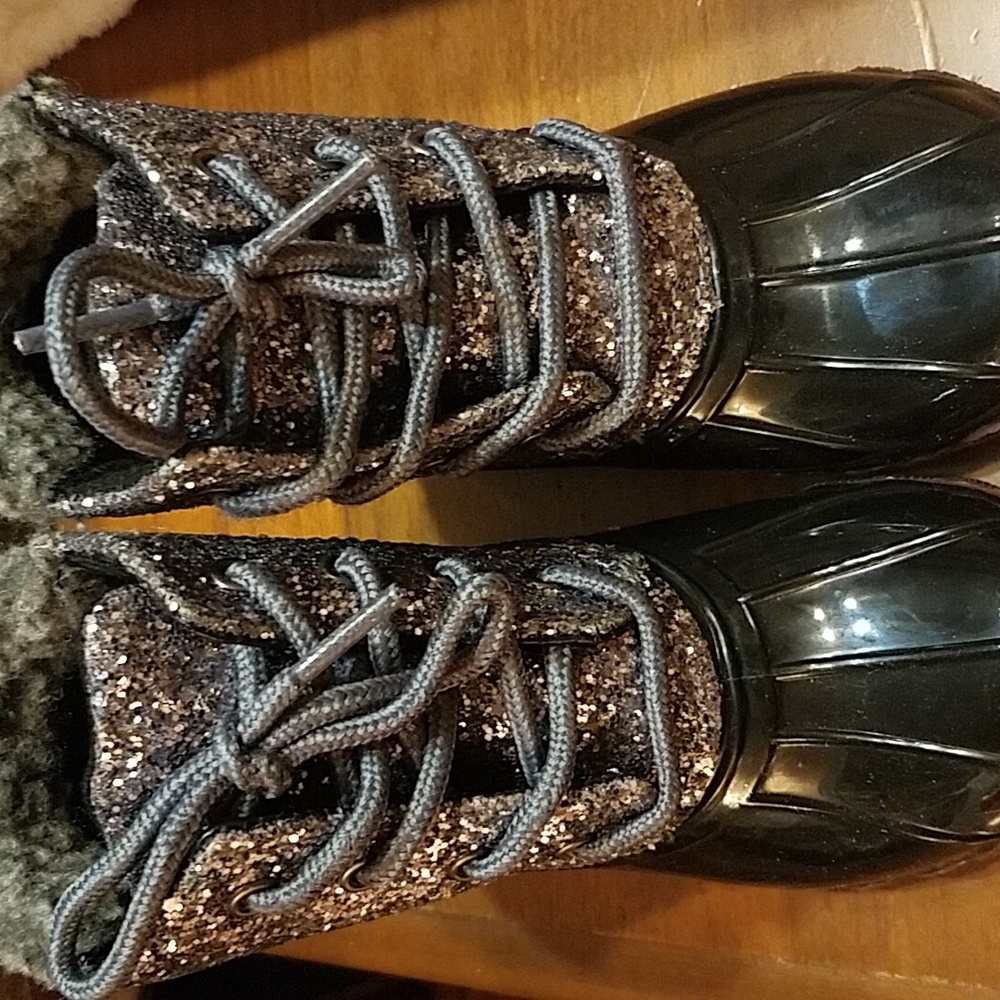🔥🔥Jessica Carlyle glitter rain boots - Picture 6 of 8